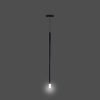 Modern linear pendant light for commercial interior LED lighting