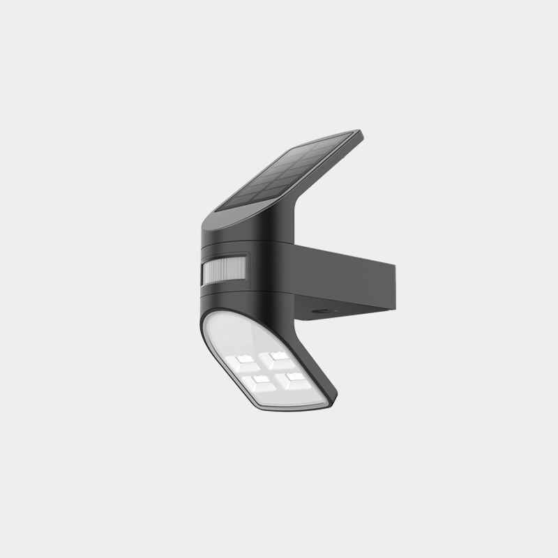 Solar wall and step light option for outdoor commercial pathway zones
